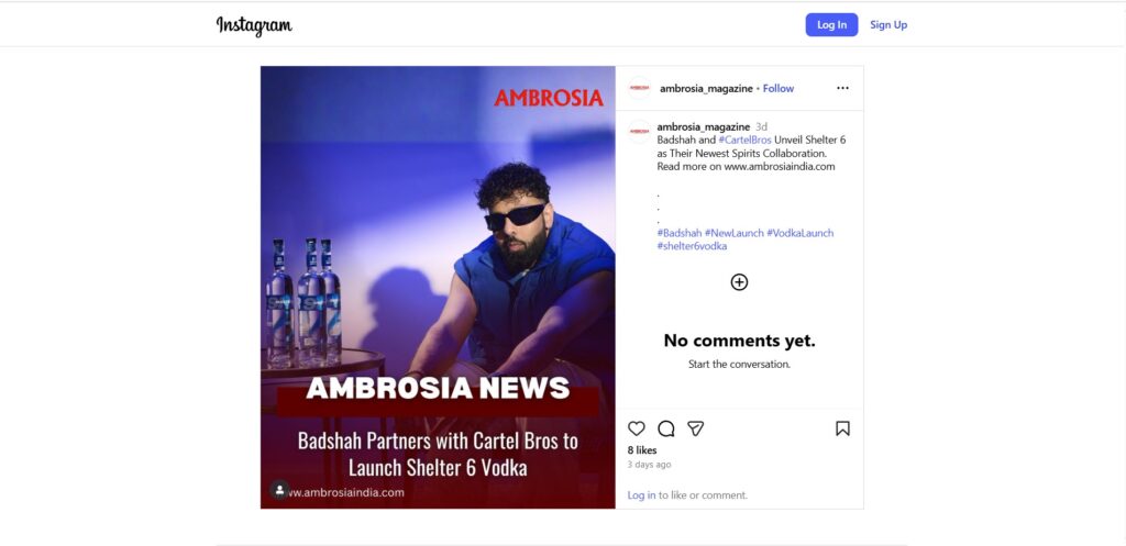 Badshah and Cartel Bros introduce Shelter 6 as the latest premium Russian distilled vodka brand for India