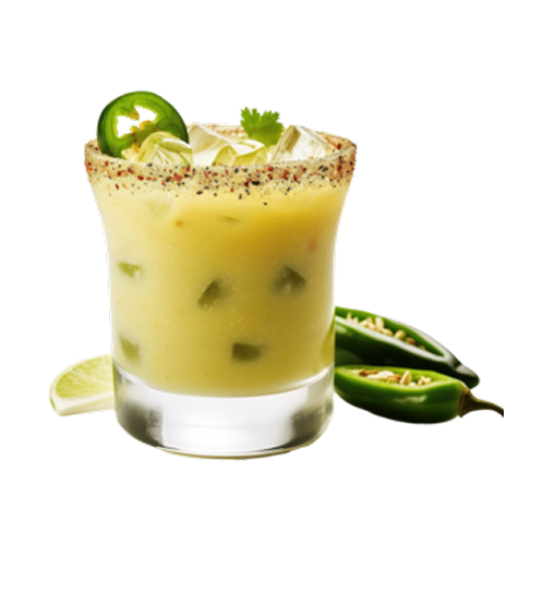Patola Picante cocktail made with Shelter 6 vodka served in a rock glass - a Russian distilled premium spirit in India