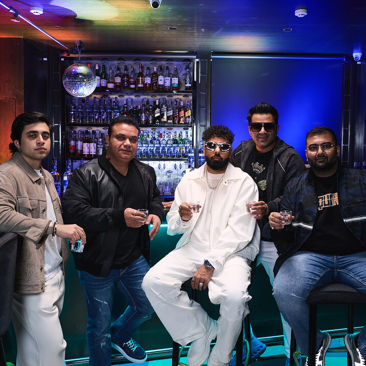 Badshah Shelter 6 vodka, a smooth premium spirit crafted by Cartel Bros and Badshah